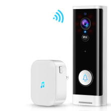 TuyaSmart APP WiFi Video Campainha 1080P Wireless Smart Door Bell Camera PIR Detecção de Movimento Visão Noturna